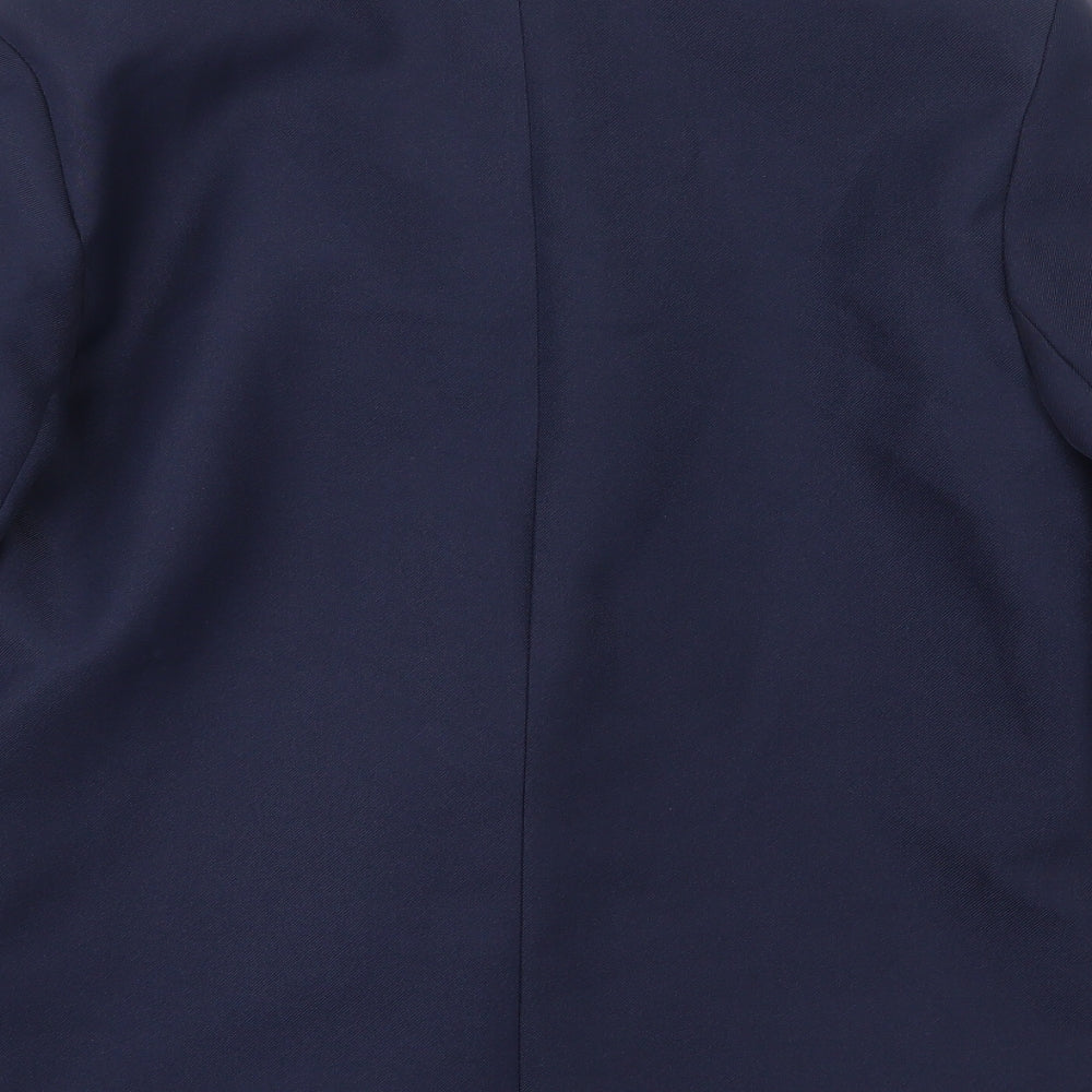 Preworn Womens Blue Jacket Suit Jacket Size 12