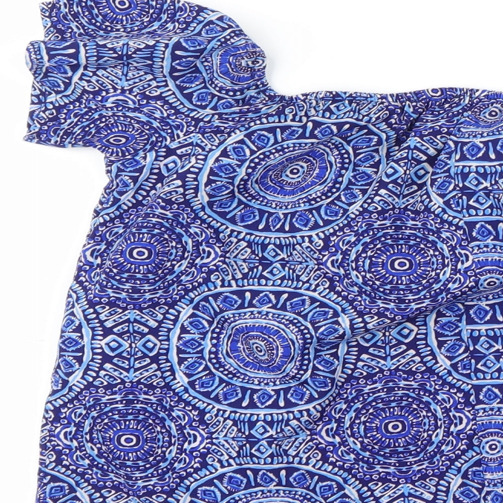 Primark Womens Blue Basic Blouse Size 6