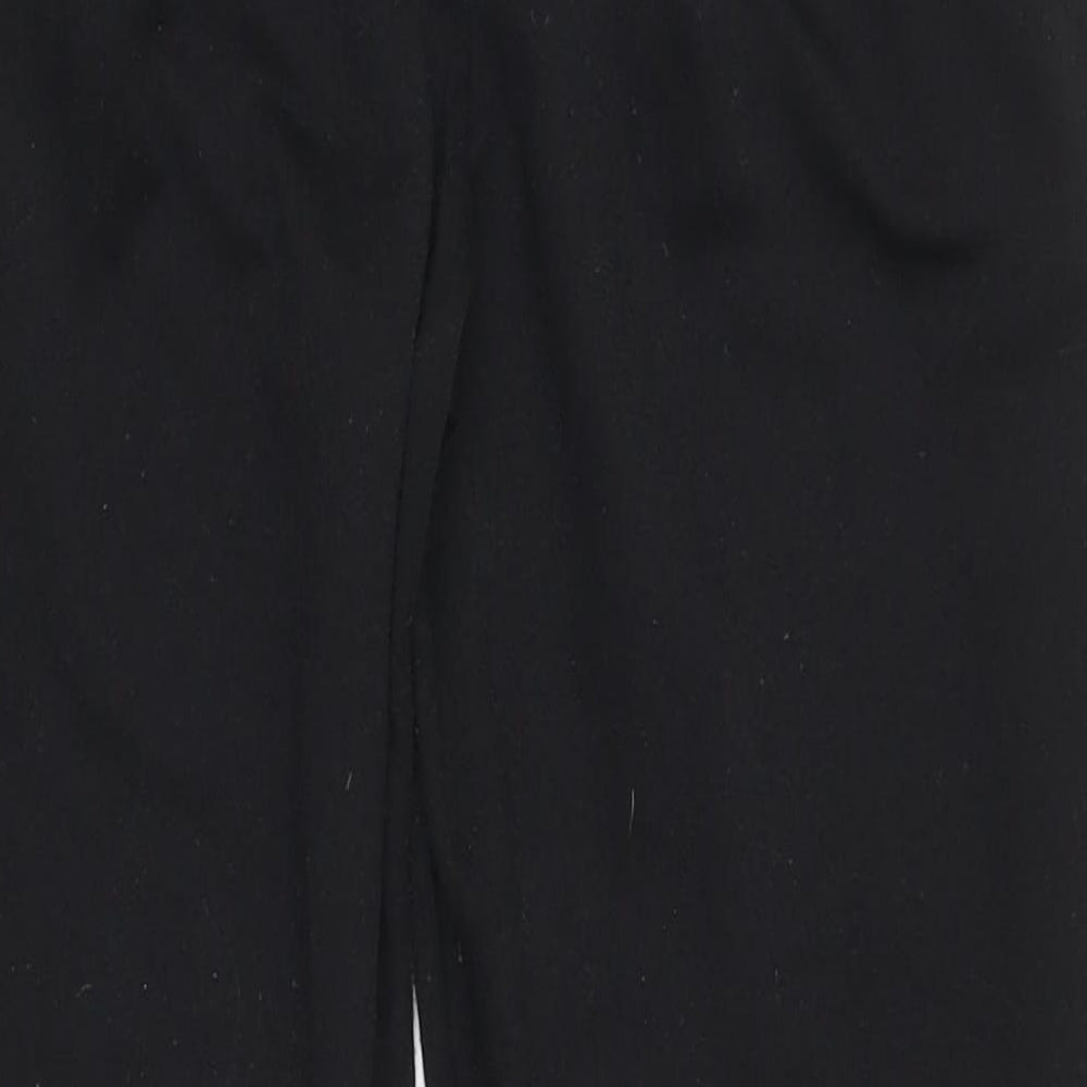 Preworn Womens Black Sweatpants Trousers Size S L22 in