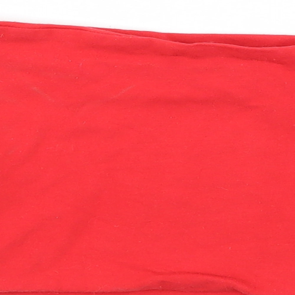 Topshop Womens Red Jersey Basic Tank Size 6