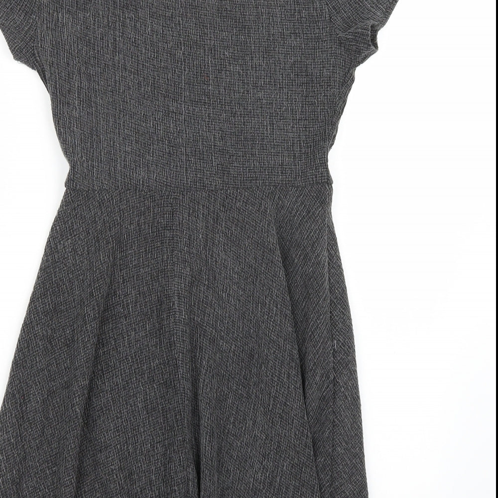 newlook Womens Grey A-Line Size 6