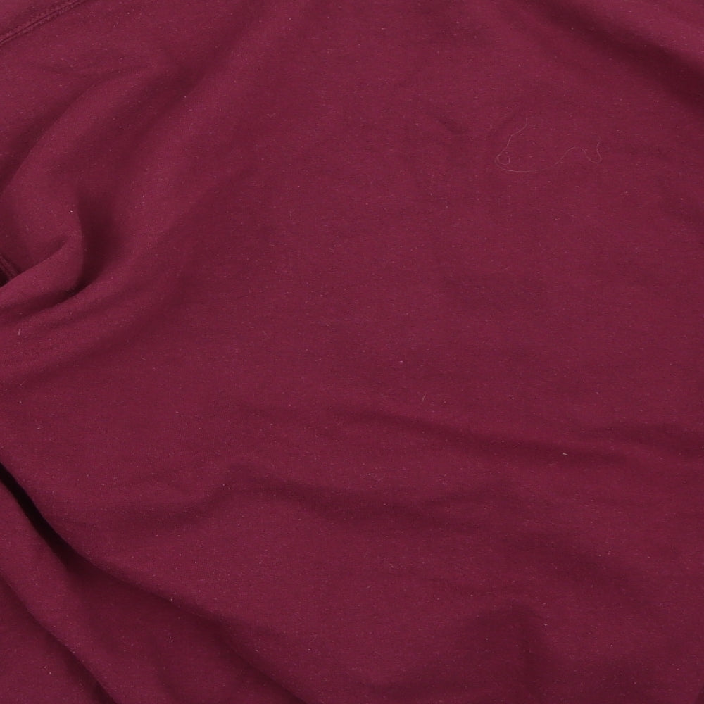 Gildan Womens Purple Pullover Jumper Size L