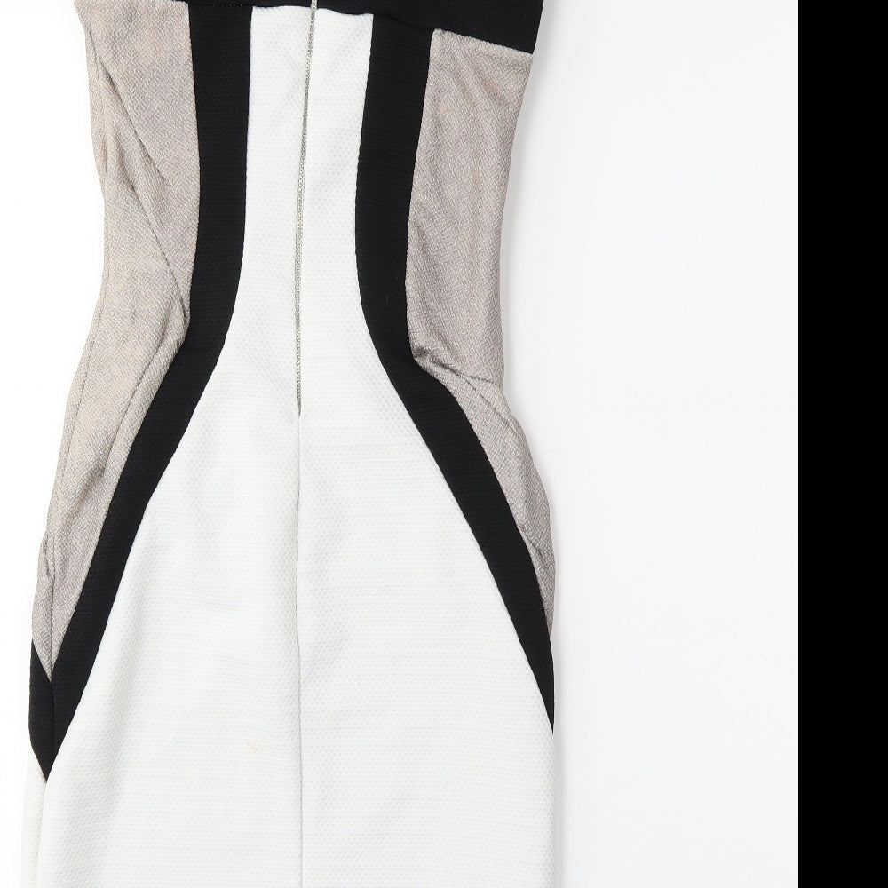 River Island Womens White Bodycon Size 10