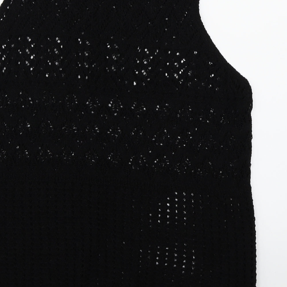 George Womens Black Knit Pullover Jumper Size L