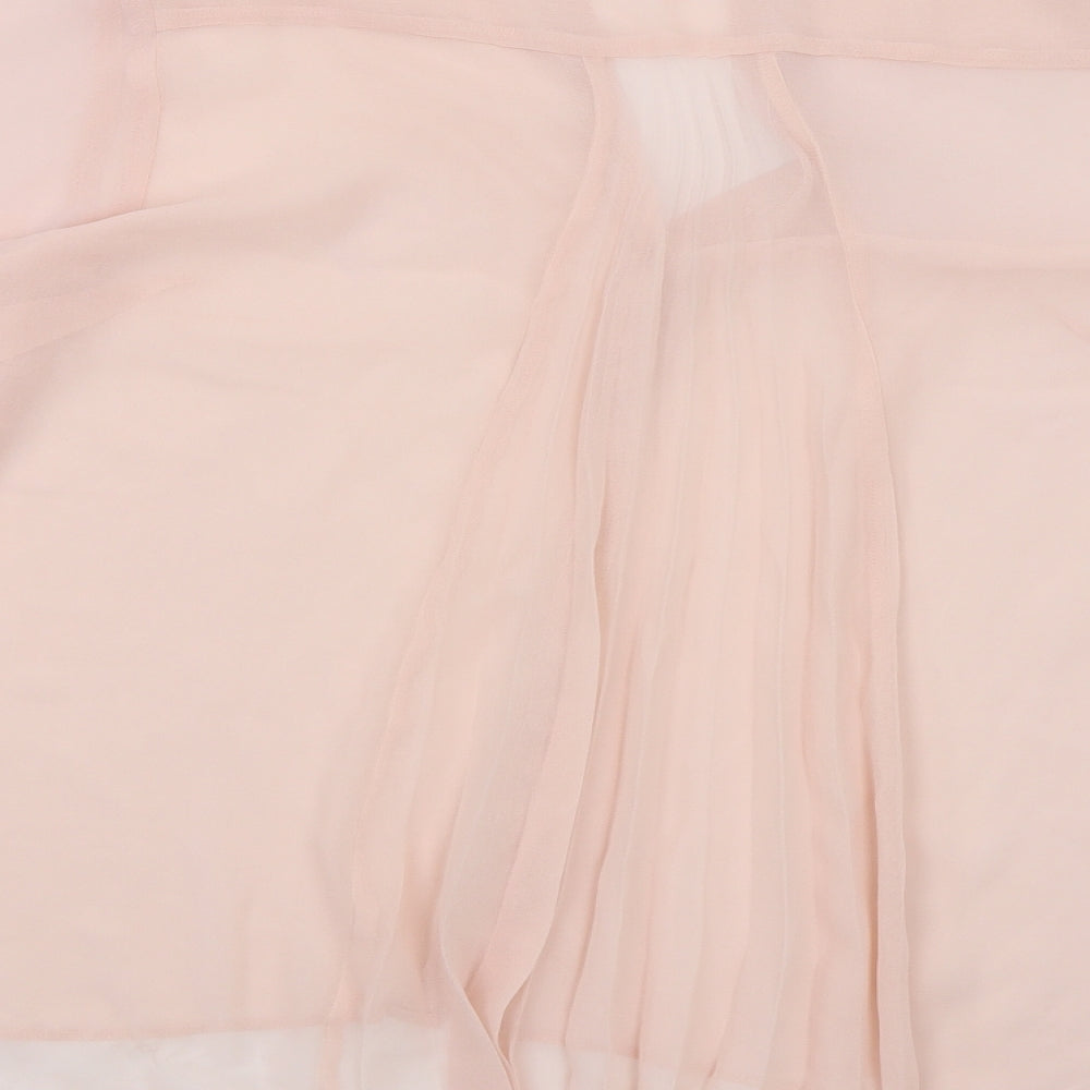 F&F Womens Pink Chiffon Basic Blouse Size 22