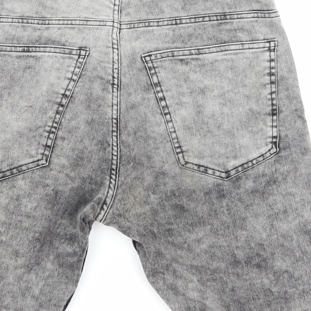 H&M Mens Grey Denim Sweat Shorts Size 32 in