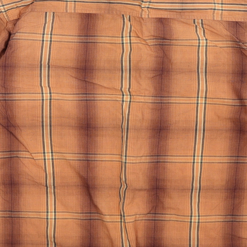 Cool Cottons Mens Multicoloured Check Button-Up Size L