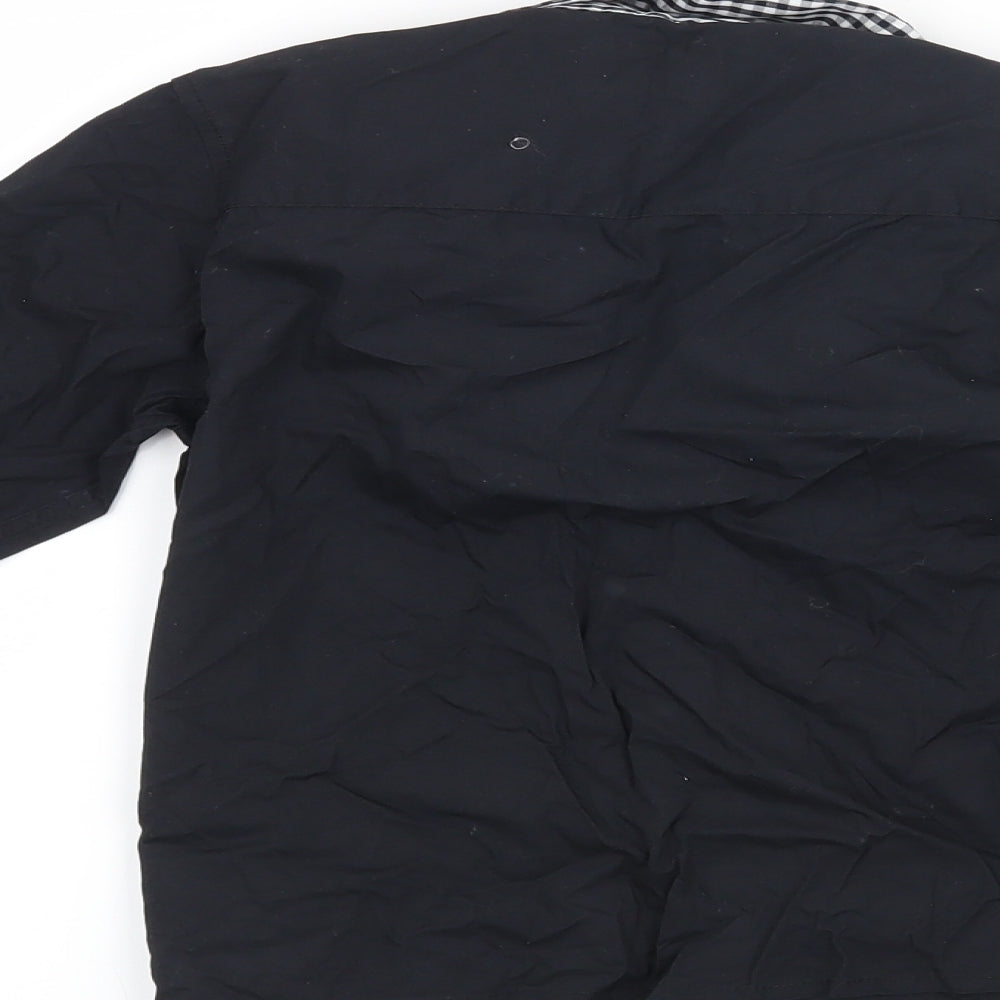 NEXT Boys Black Basic Button-Up Size 4-5 Years