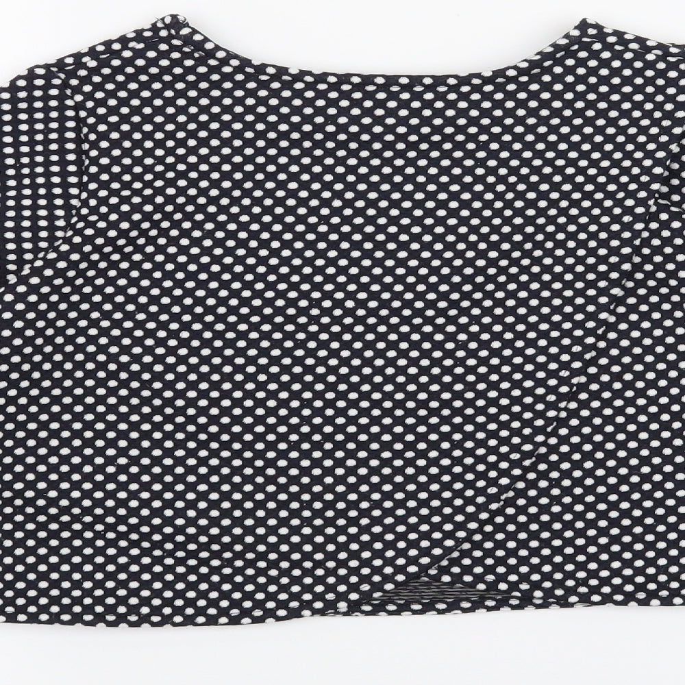 St Bernard Girls Blue Polka Dot Basic T-Shirt Size 9 Years
