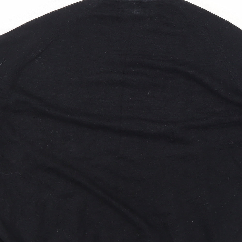 New Look Men Mens Black Pullover Jumper Size L