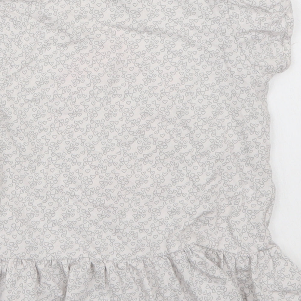 Autograph Girls Grey Polka Dot Basic T-Shirt Size 2-3 Years