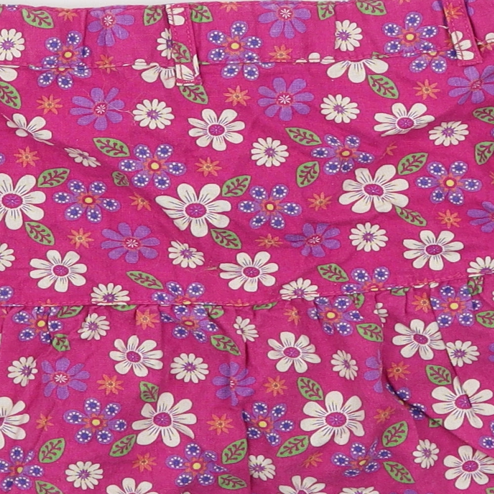 Cherokee Girls Pink Floral Flare Skirt Size 5-6 Years
