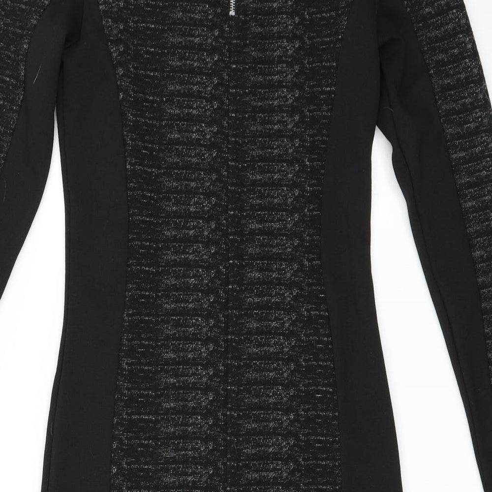 H&M Womens Black Bodycon Size 6