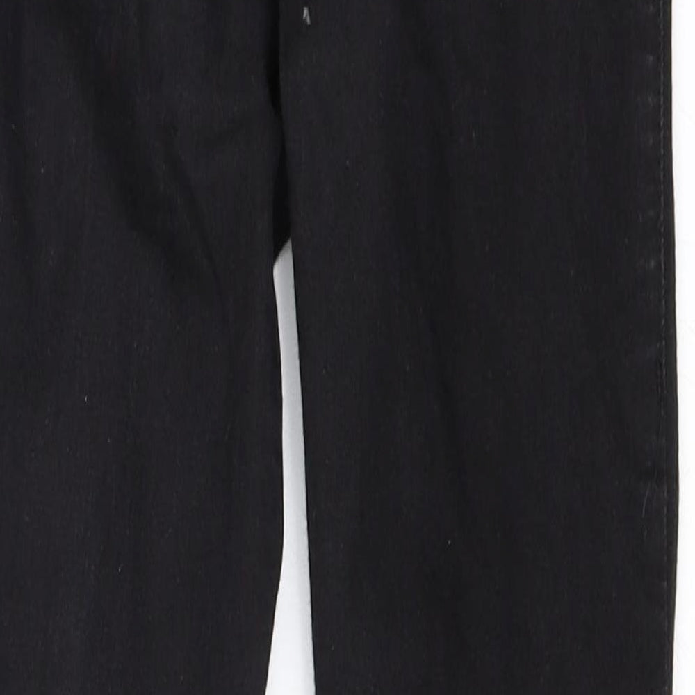 Topshop Womens Black Denim Skinny Jeans Size 25 in L30 in
