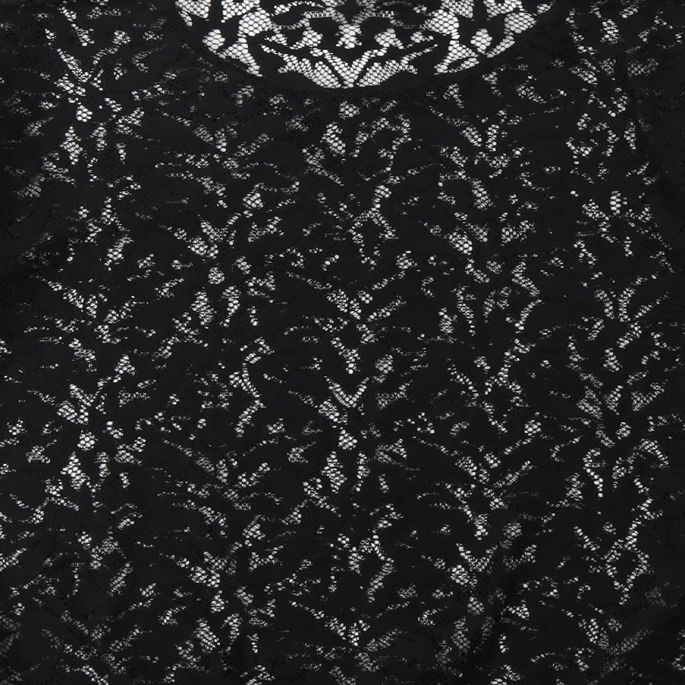 NEXT Womens Black Basic T-Shirt Size 10