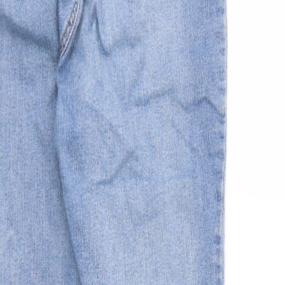 PRETTYLITTLETHING Womens Blue Denim Skinny Jeans Size 12 L30 in