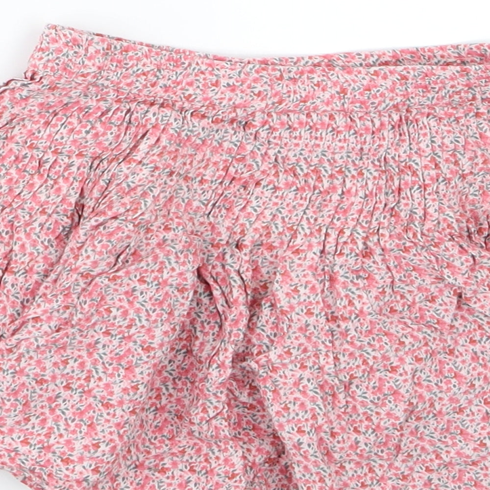 NEXT Girls Pink Floral A-Line Skirt Size 3 Years