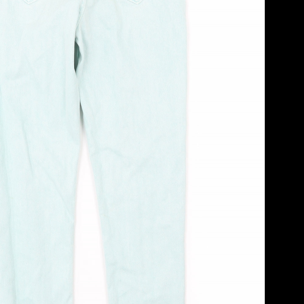 Marks and Spencer Girls Blue Denim Skinny Jeans Size 9 Years