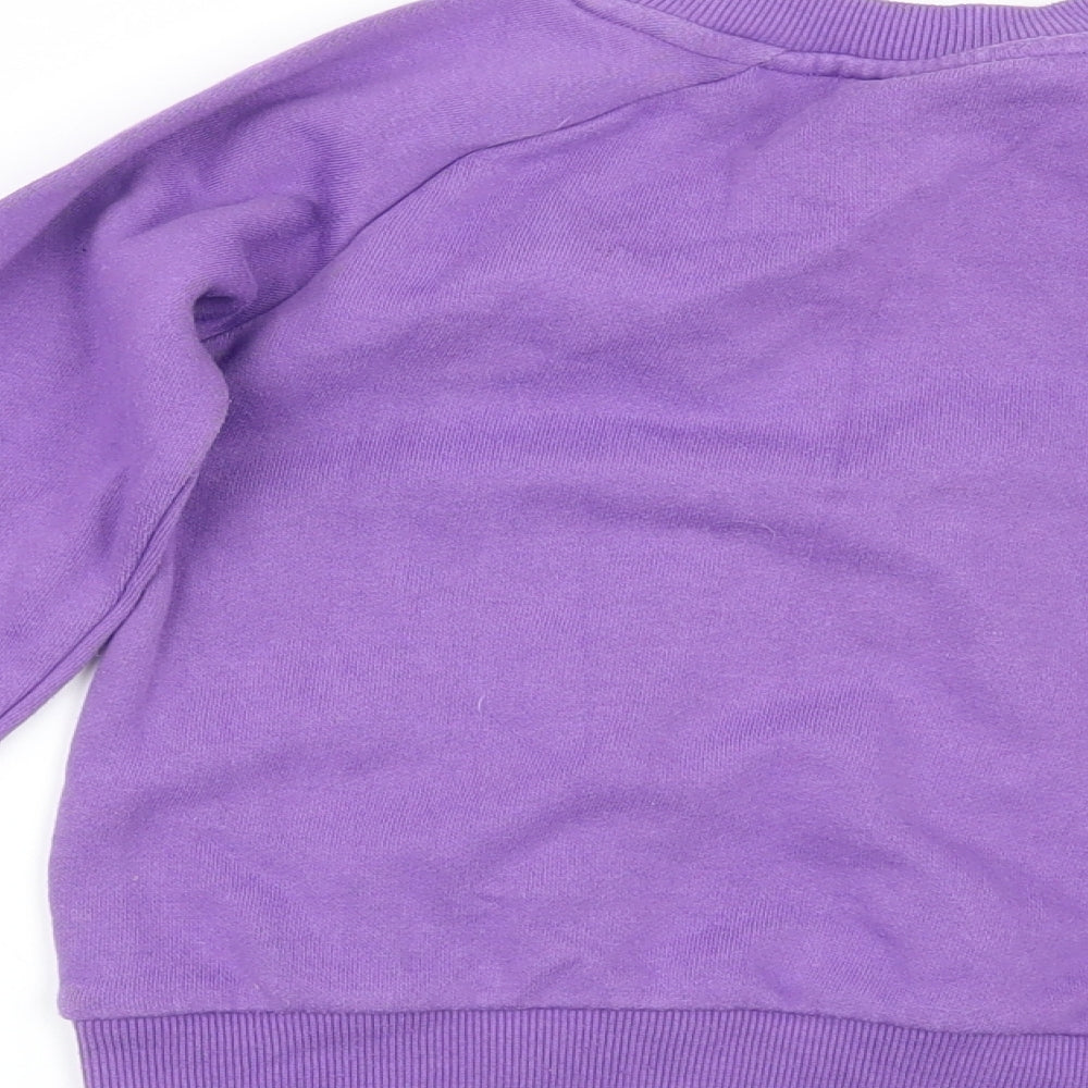 Moshi Girls Purple Pullover Sweatshirt Size 7-8 Years - Moshi Monsters