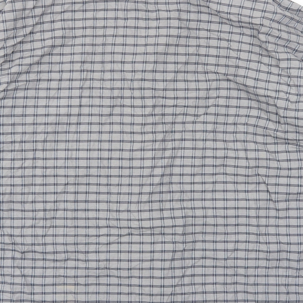 Preworn Mens Grey Check Button-Up Size XL