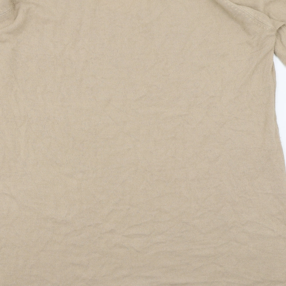 Simply Be Womens Beige Knit Pullover Jumper Size 18