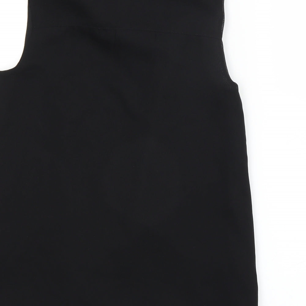 George Boys Black Basic Button-Up Size 9-10 Years