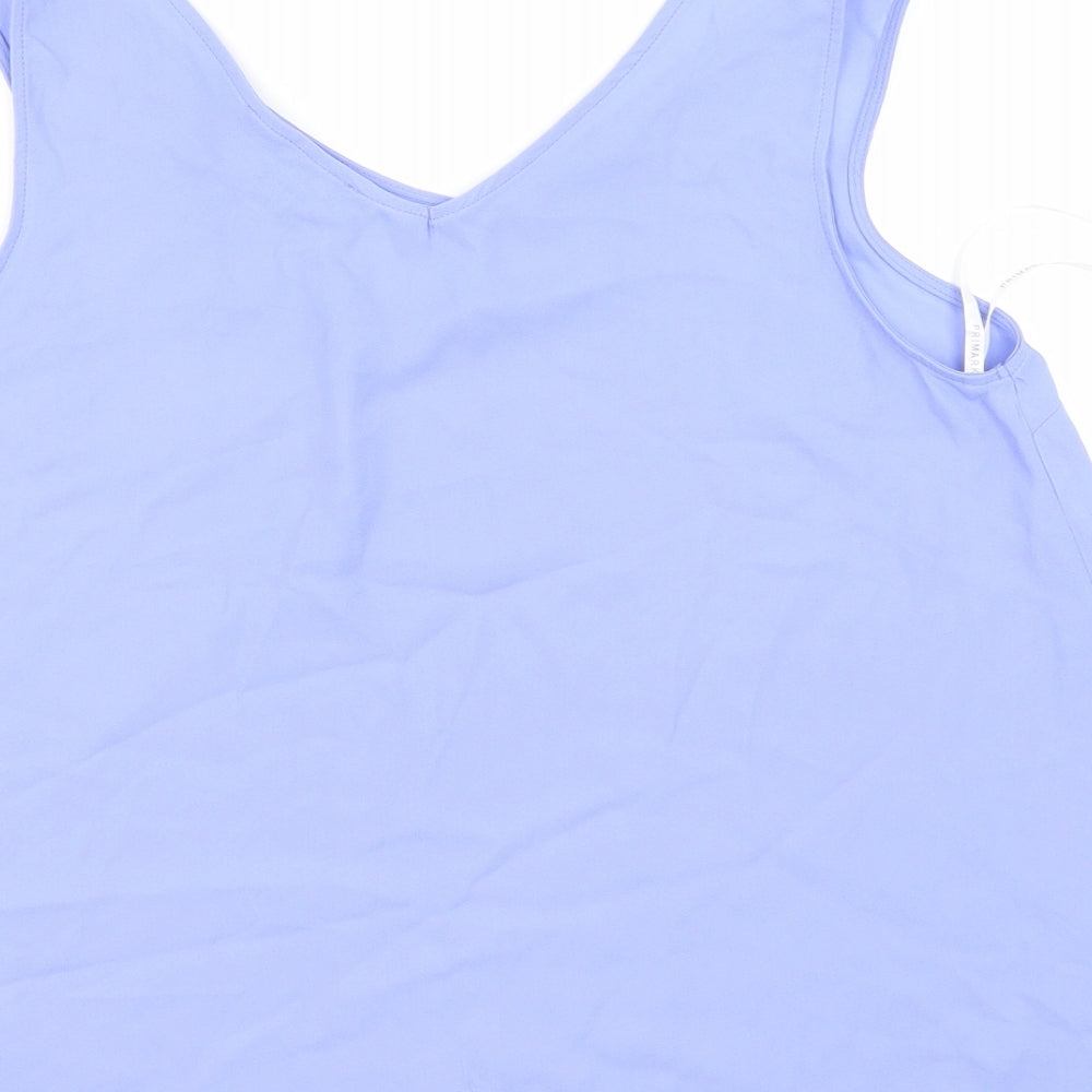 Primark Womens Purple Satin Basic Tank Size 10