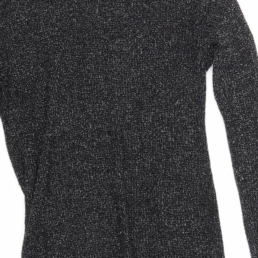 NEXT Womens Black Basic T-Shirt Size 8