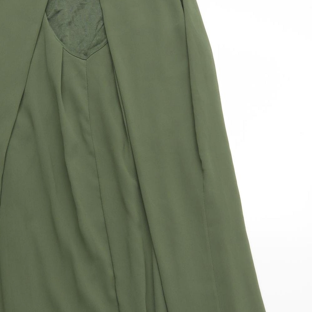 Quiz Womens Green Shift Size L