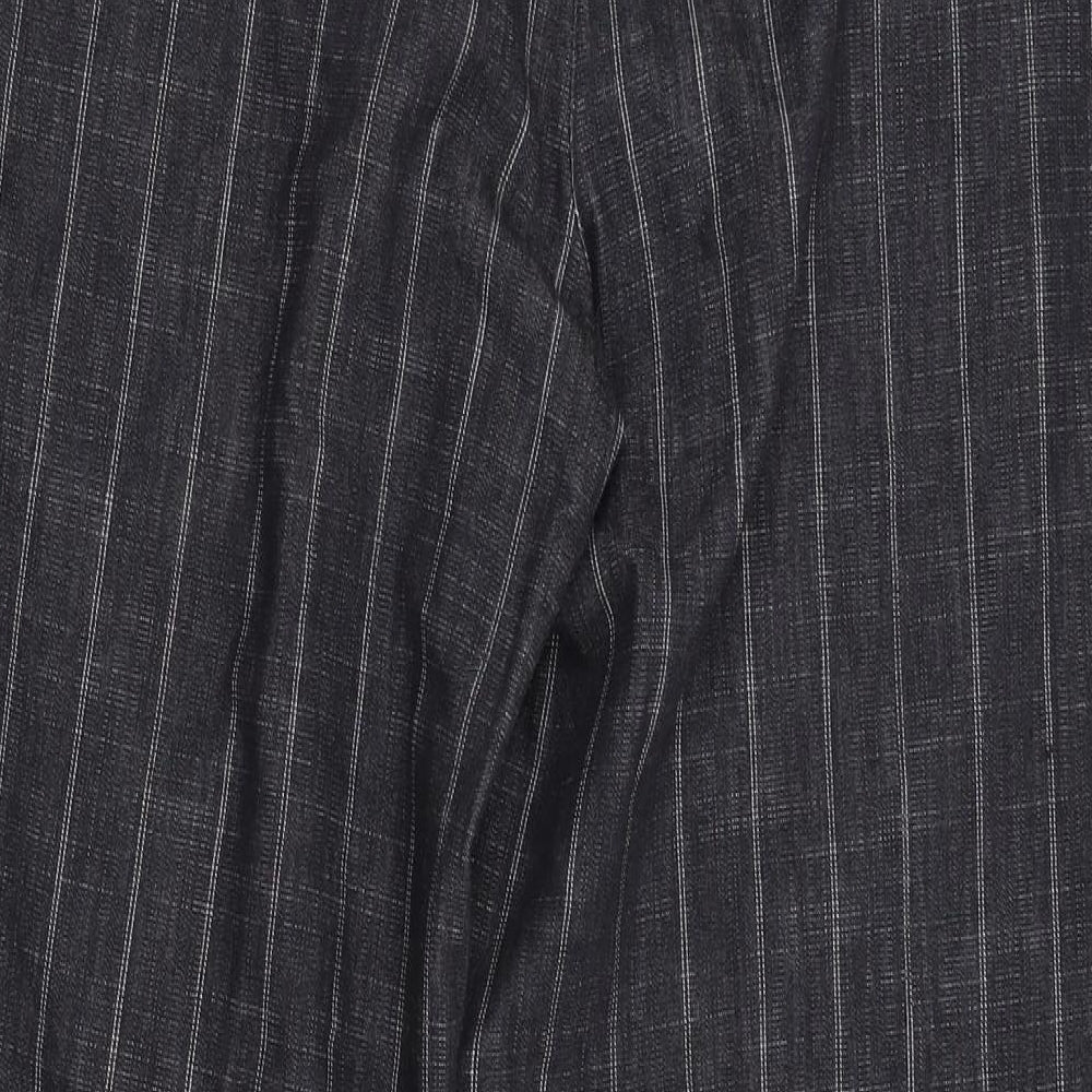 Gerry Weber Womens Grey Polka Dot Trousers Size 14 L29 in