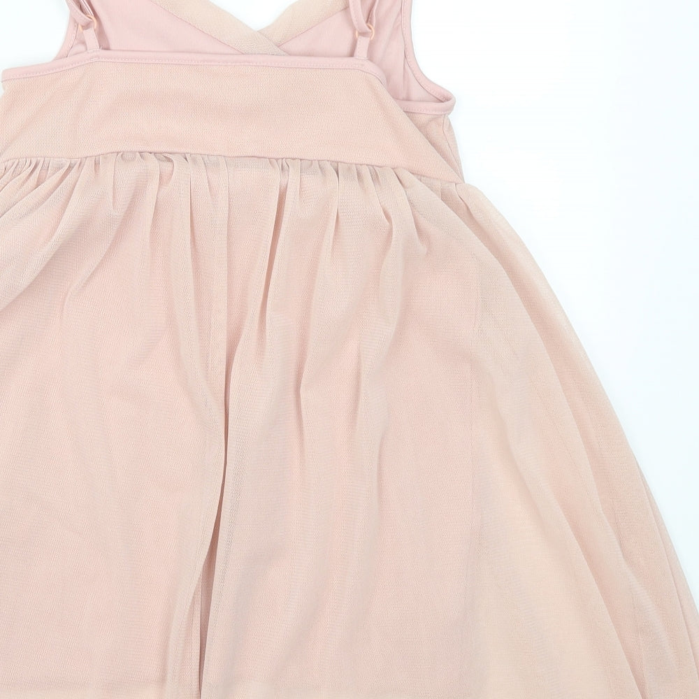 Kit Womens Pink Basic Blouse Size 10