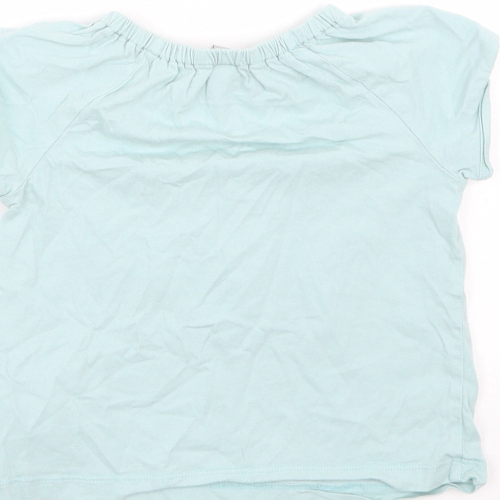 TU Boys Green Basic T-Shirt Size 2-3 Years