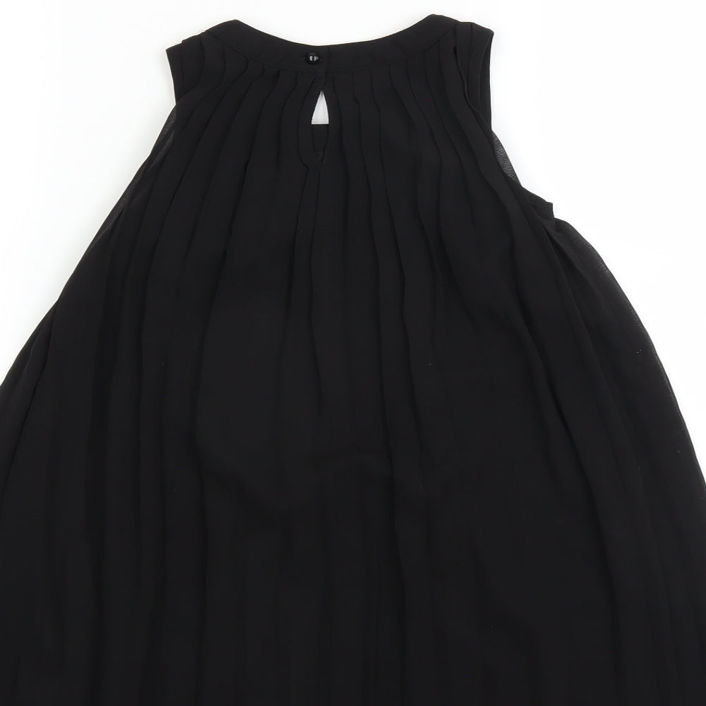 H&M Girls Black Trapeze & Swing Size 5-6 Years - pleated