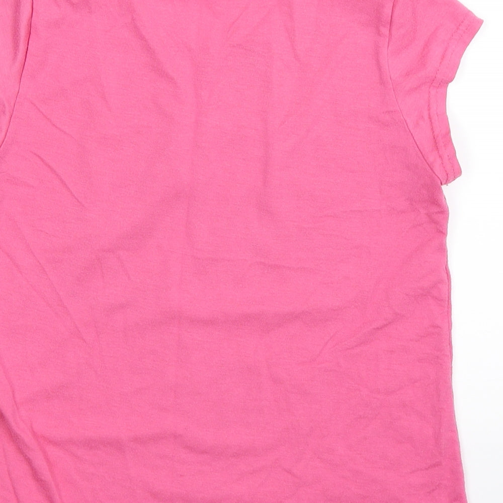 Danka Girls Pink Basic T-Shirt Size 10 Years
