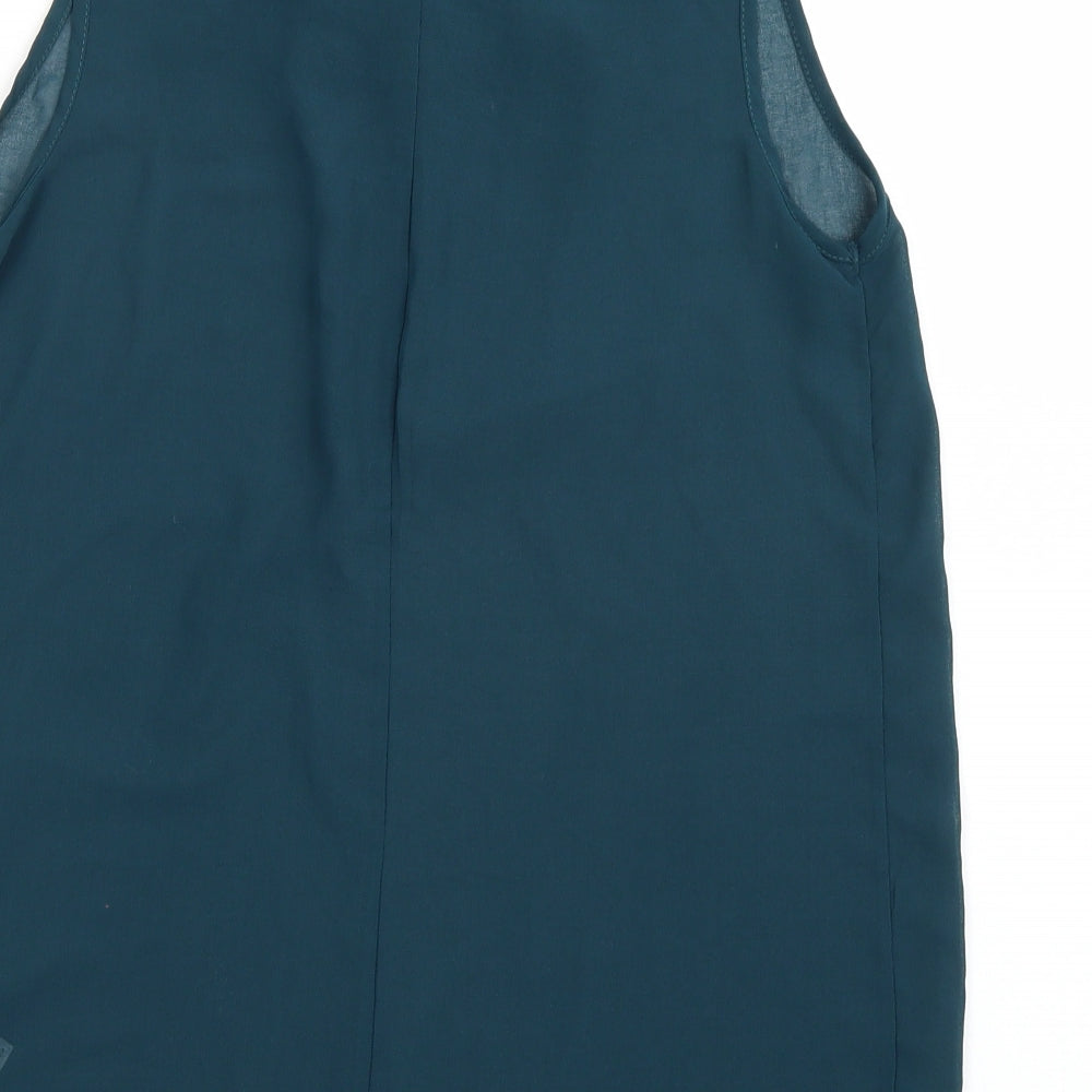 Amisu Womens Blue Basic Tank Size M