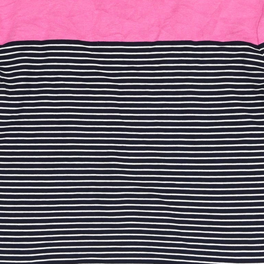 CC Womens Black Striped Pullover Sweatshirt Size M