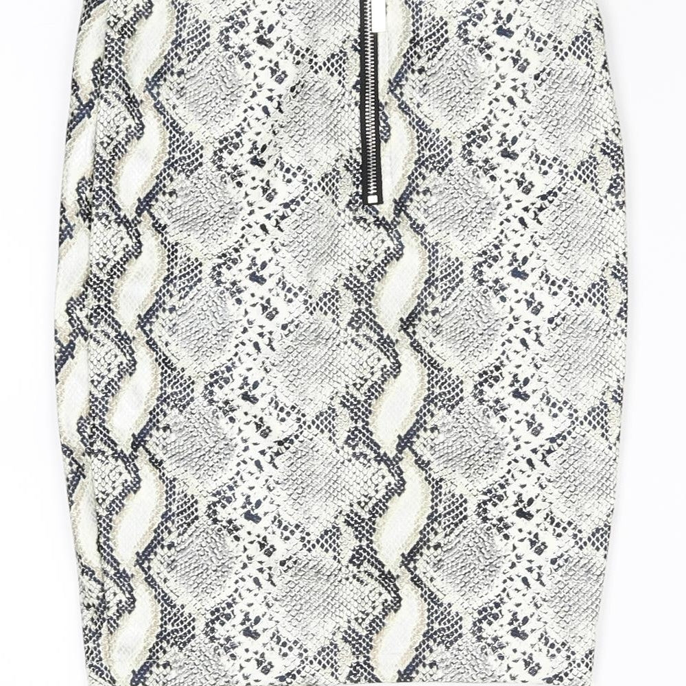 In Vogue Womens Multicoloured Animal Print Mini Skirt Size XS