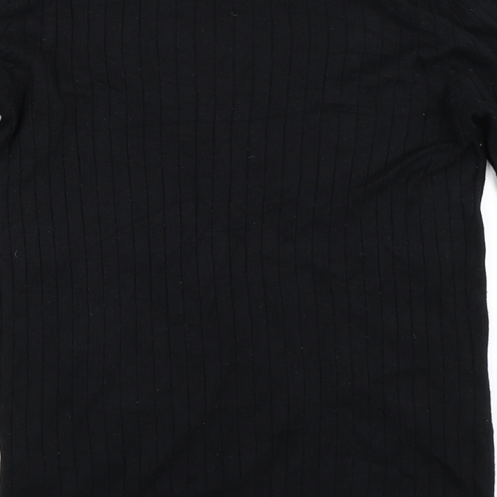New Look Womens Black Pullover Jumper Size 12