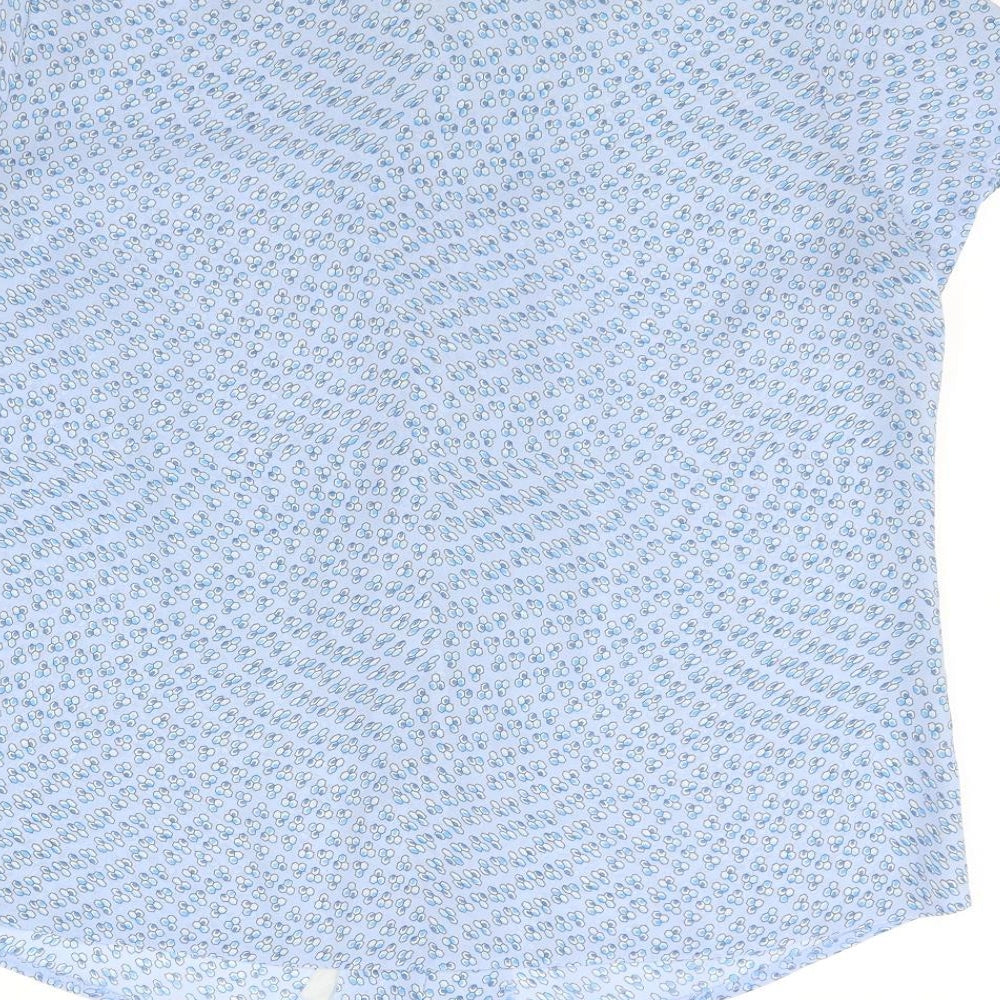 Sora Woman Womens Blue Basic Button-Up Size 18