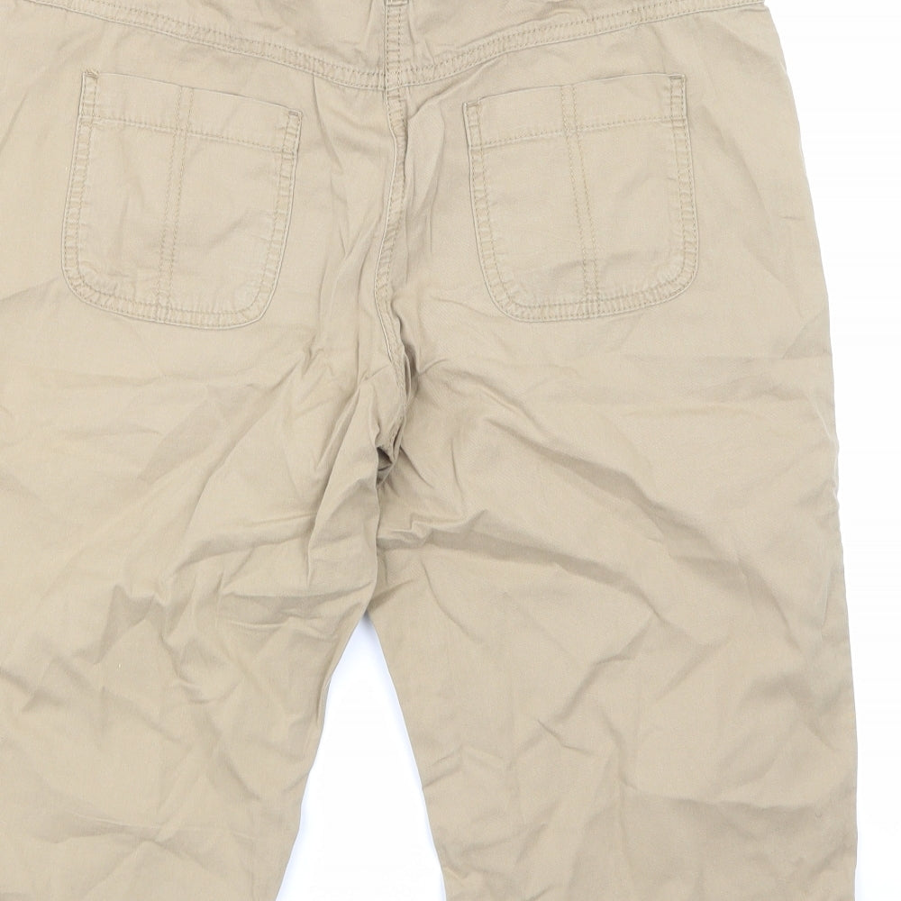 F&F Womens Brown Cargo Shorts Size 12