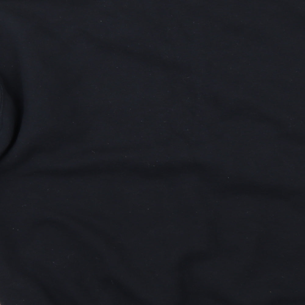 Gildan Mens Black Pullover Hoodie Size M