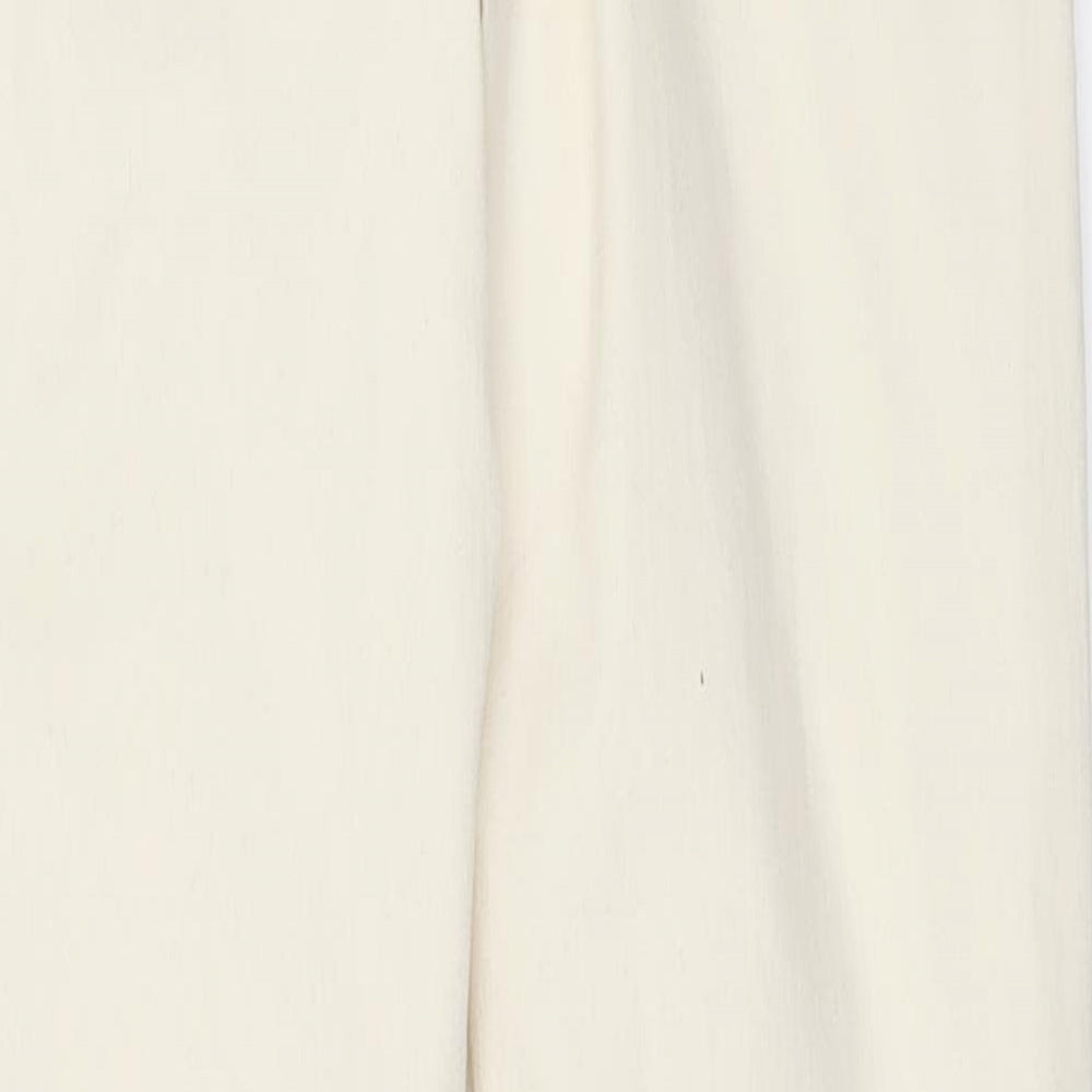 Preworn Womens Ivory Denim Skinny Jeans Size 30 in L32 in
