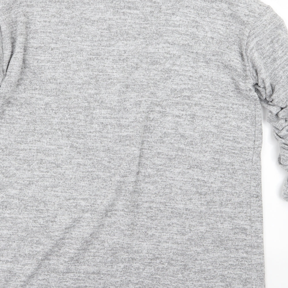 Zara Womens Grey Jersey Pullover Jumper Size S