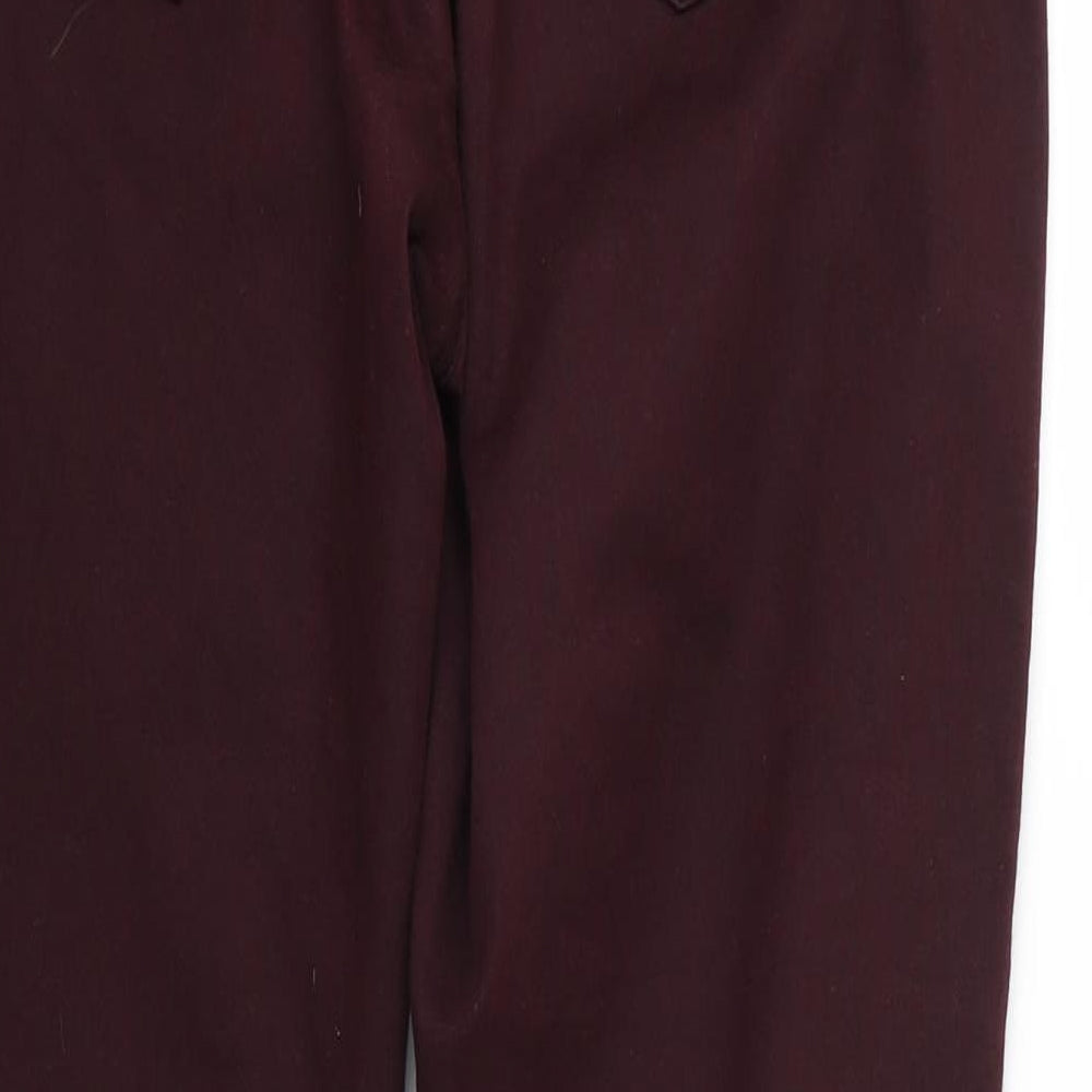 Topshop Womens Purple Denim Skinny Jeans Size 30 L30 in