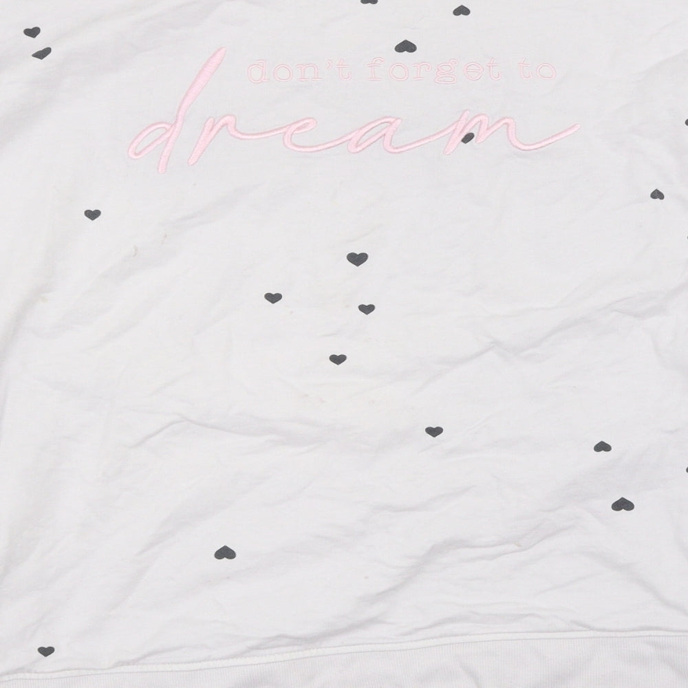 George Womens Purple Solid Top Pyjama Top Size 18
