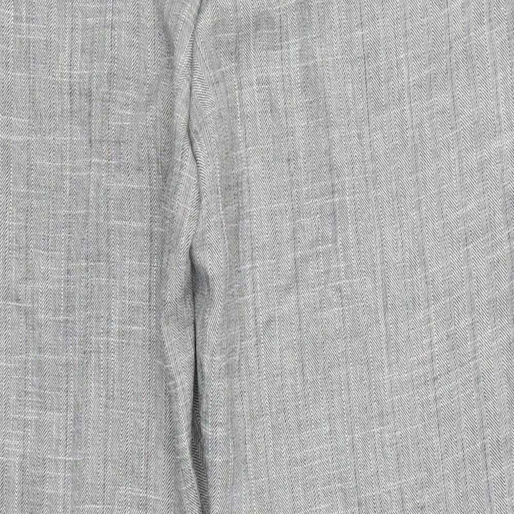 Preworn Womens Grey Trousers Size 33 in L30 in