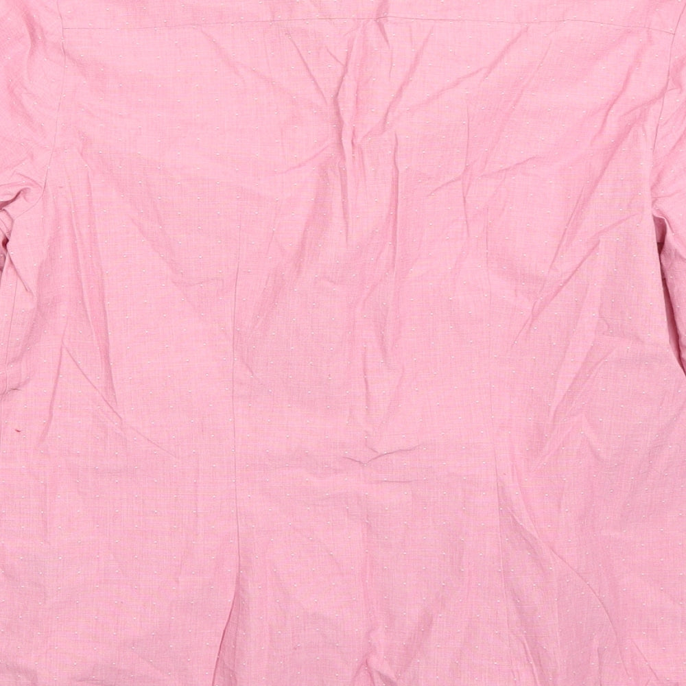 Marks and Spencer Womens Red Basic Button-Up Size 6