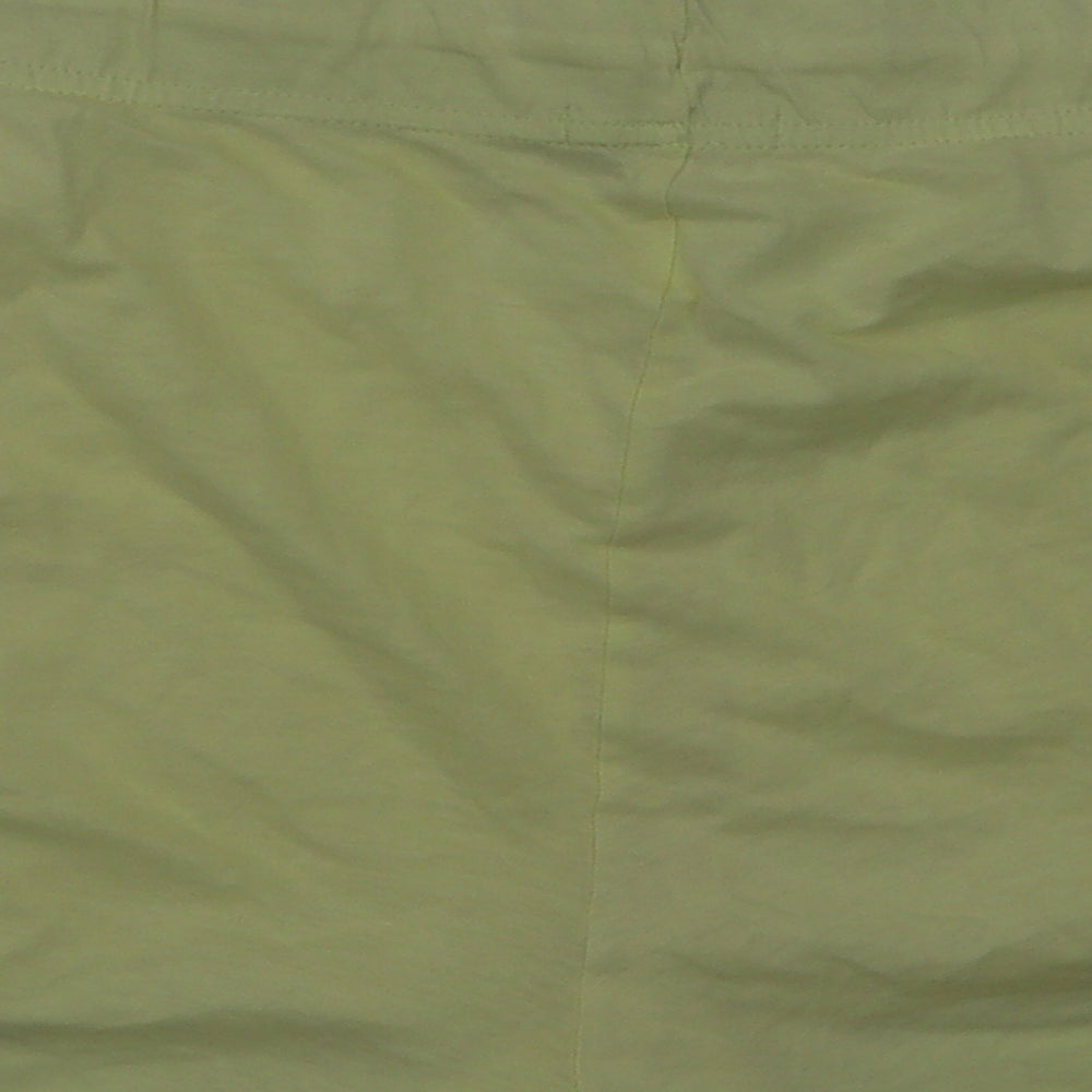 pep&co Womens Yellow Hot Pants Shorts Size 16