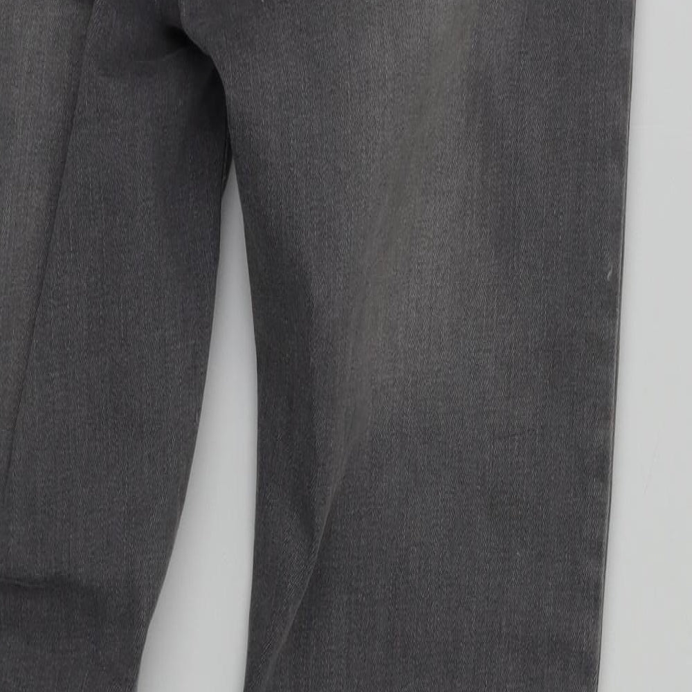 Preworn Womens Grey Skinny Jeans Size 30 L29 in