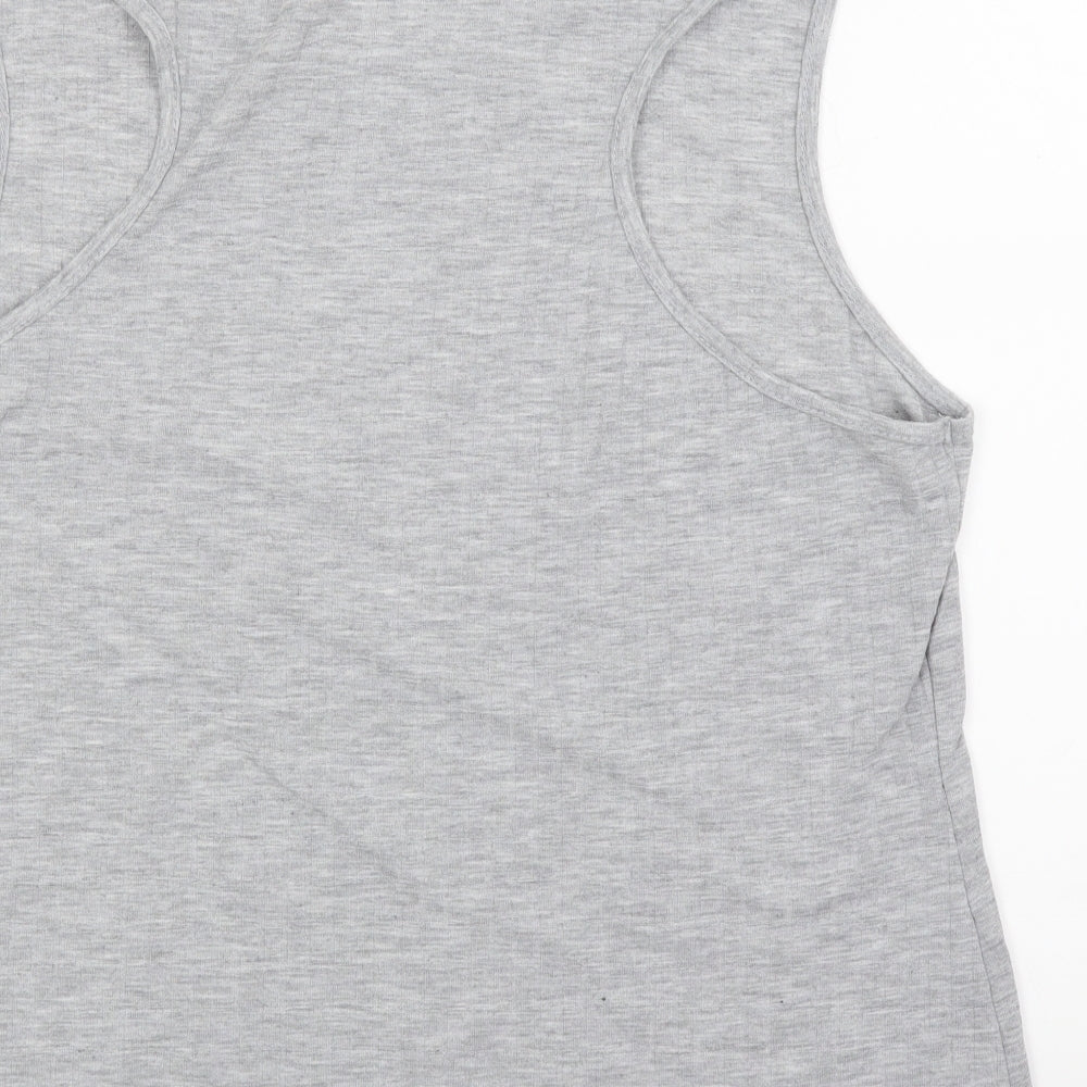Dorothy Perkins Mens Grey Basic Tank Size 20